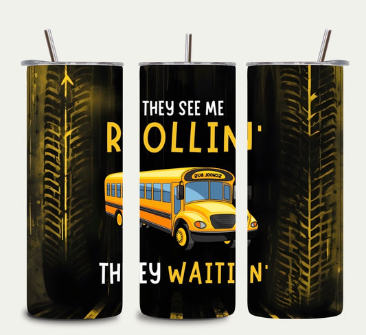 Bus Driver Tumbler 20oz 🚌 | Funny Bus Driver Gift | Appreciation Cup