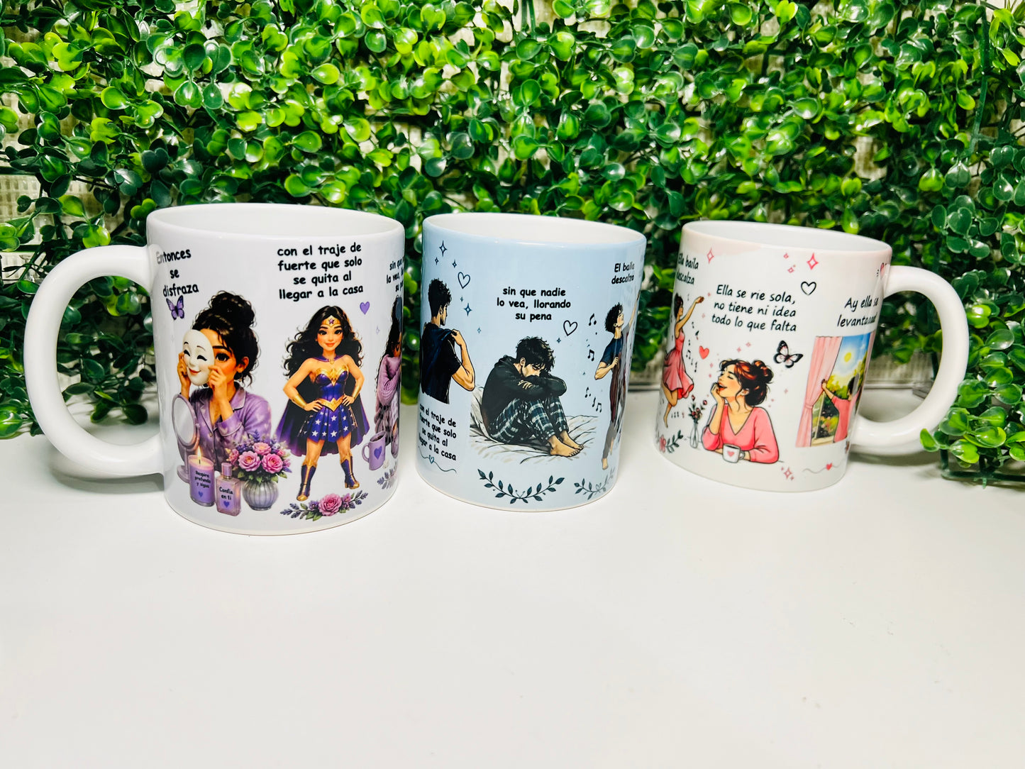 Mujer Fuerte Mug ๐ | Emotional Latina Aesthetic Coffee Cup | Inspirational Spanish Quote Mug