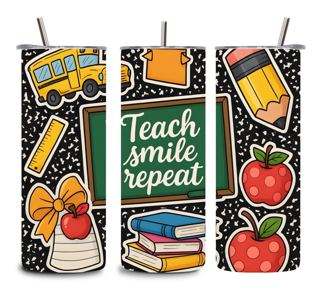 Teacher Tumbler 20oz | Personalized Teacher Gift 🍎 | Back to School / End of Year Gift