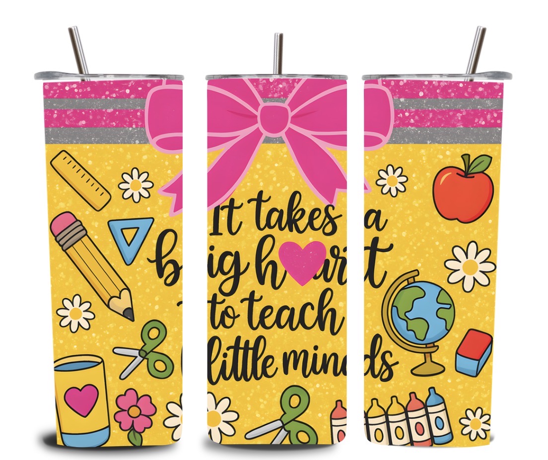 Teacher Tumbler 20oz | Personalized Teacher Gift 🍎 | Back to School / End of Year Gift