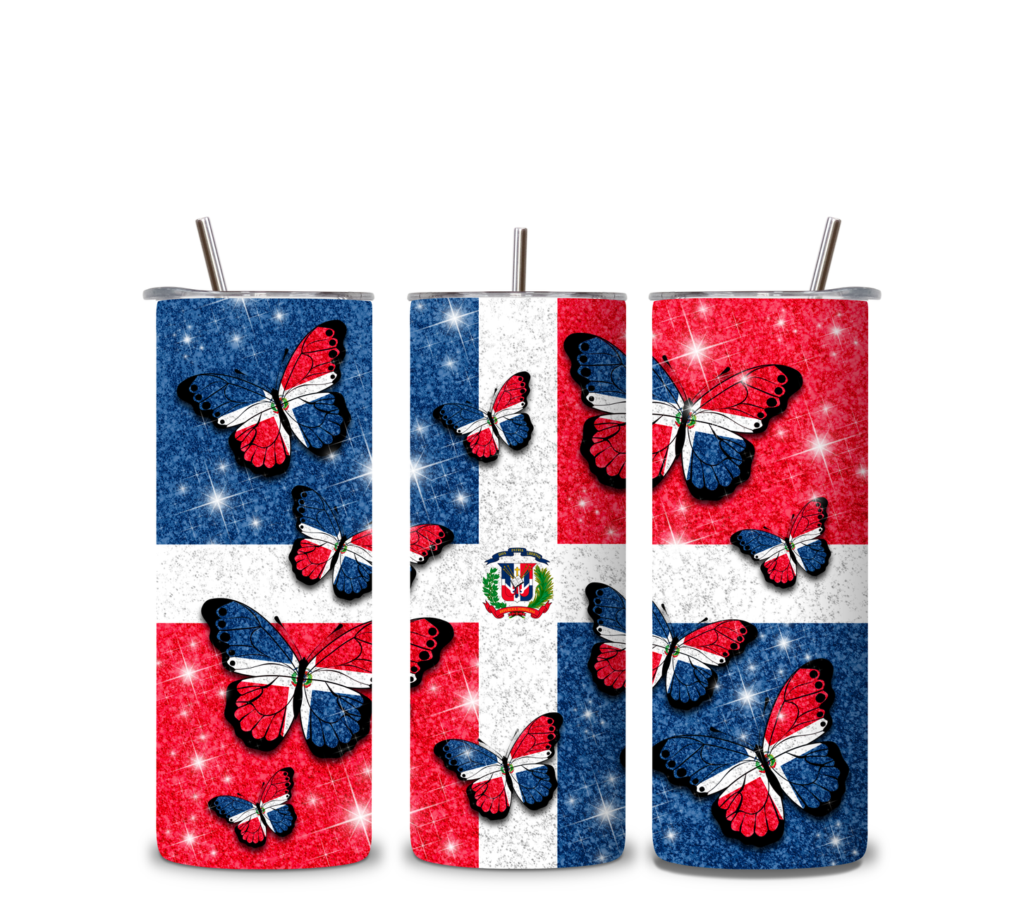 Las Domii Tumblers 🇩🇴🔥 | Dominican Girls Custom Cup | 20oz Skinny Tumbler