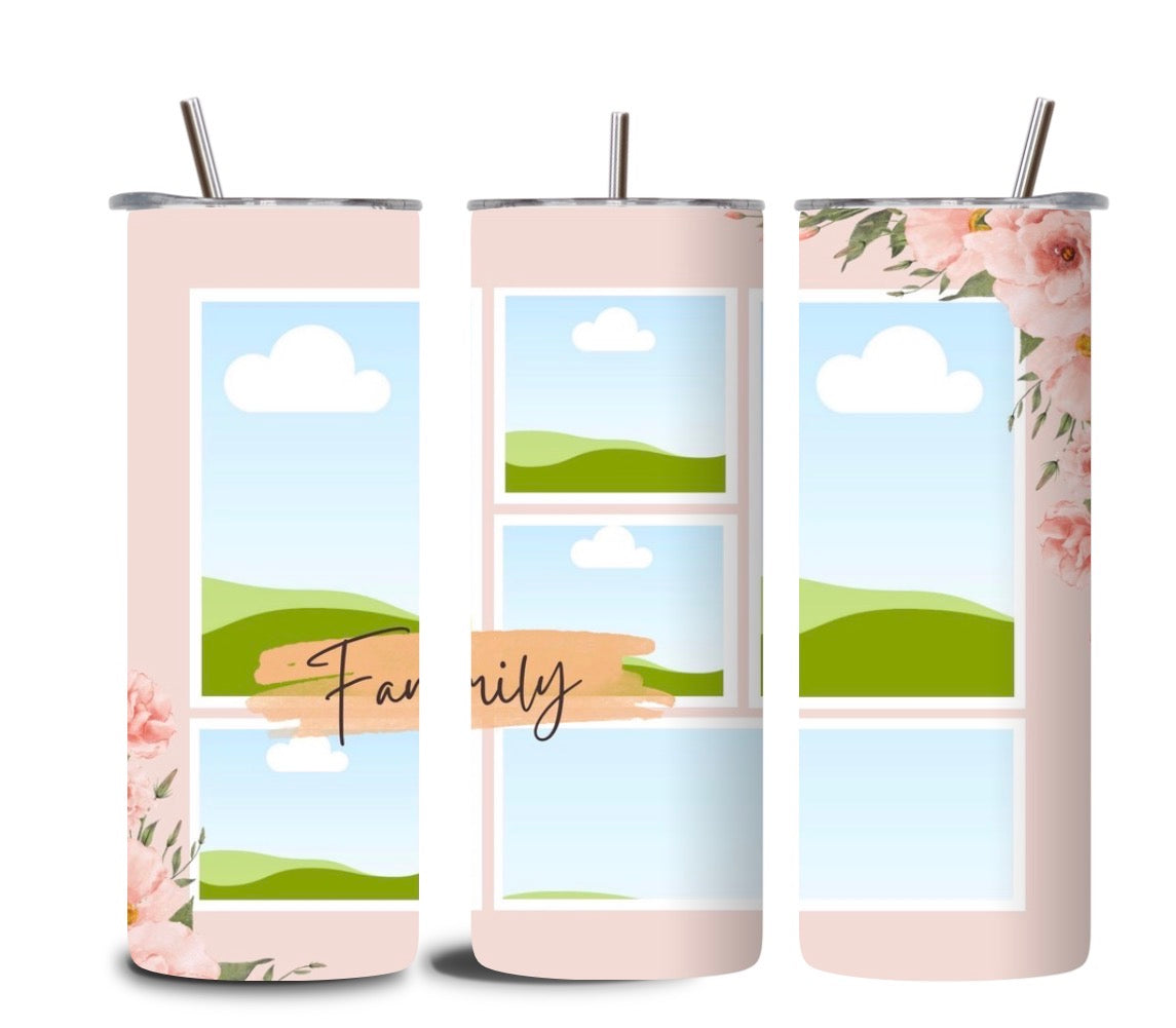 Custom Photo Tumbler 20oz 📸 | Personalized Picture & Text Tumbler | Add Name, Design or Logo