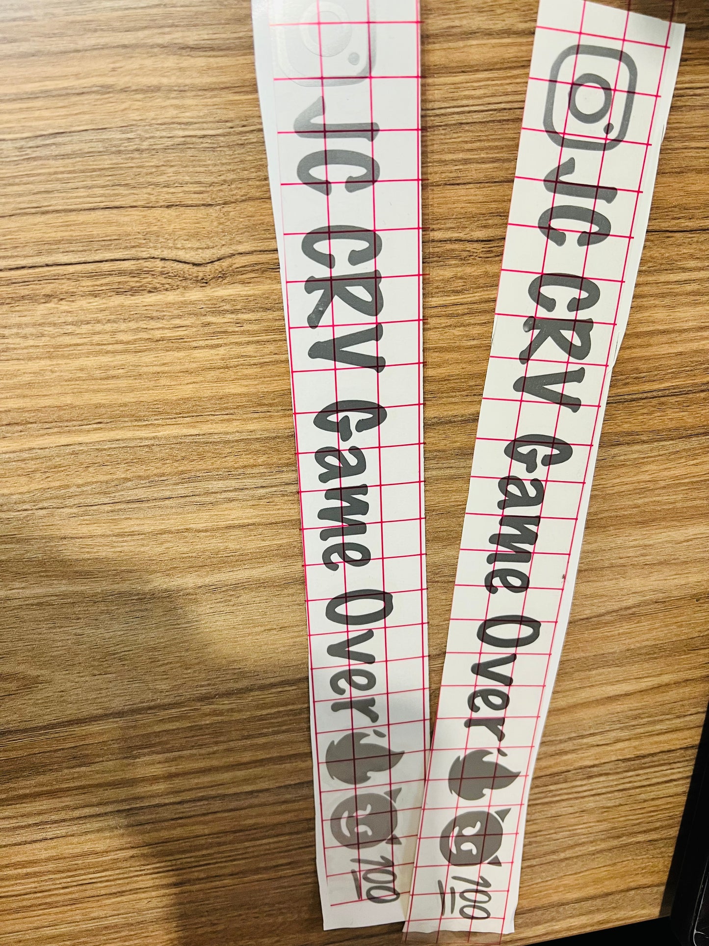 Custom Text Car Decal | Personalized Vinyl Lettering (No Logos)