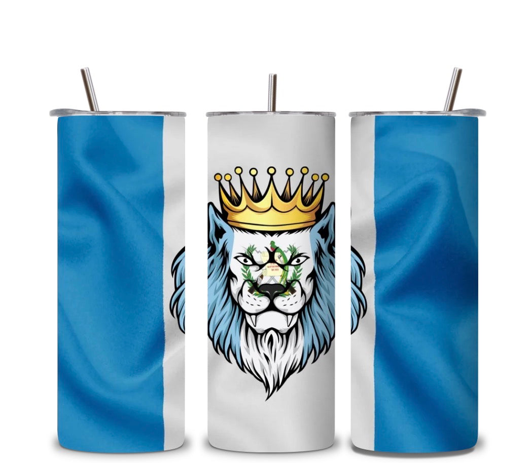 Guatemala Tumbler 🇬🇹 | 20oz Skinny Tumbler | Guatemalan Pride Gift | Culture & Flag Designs