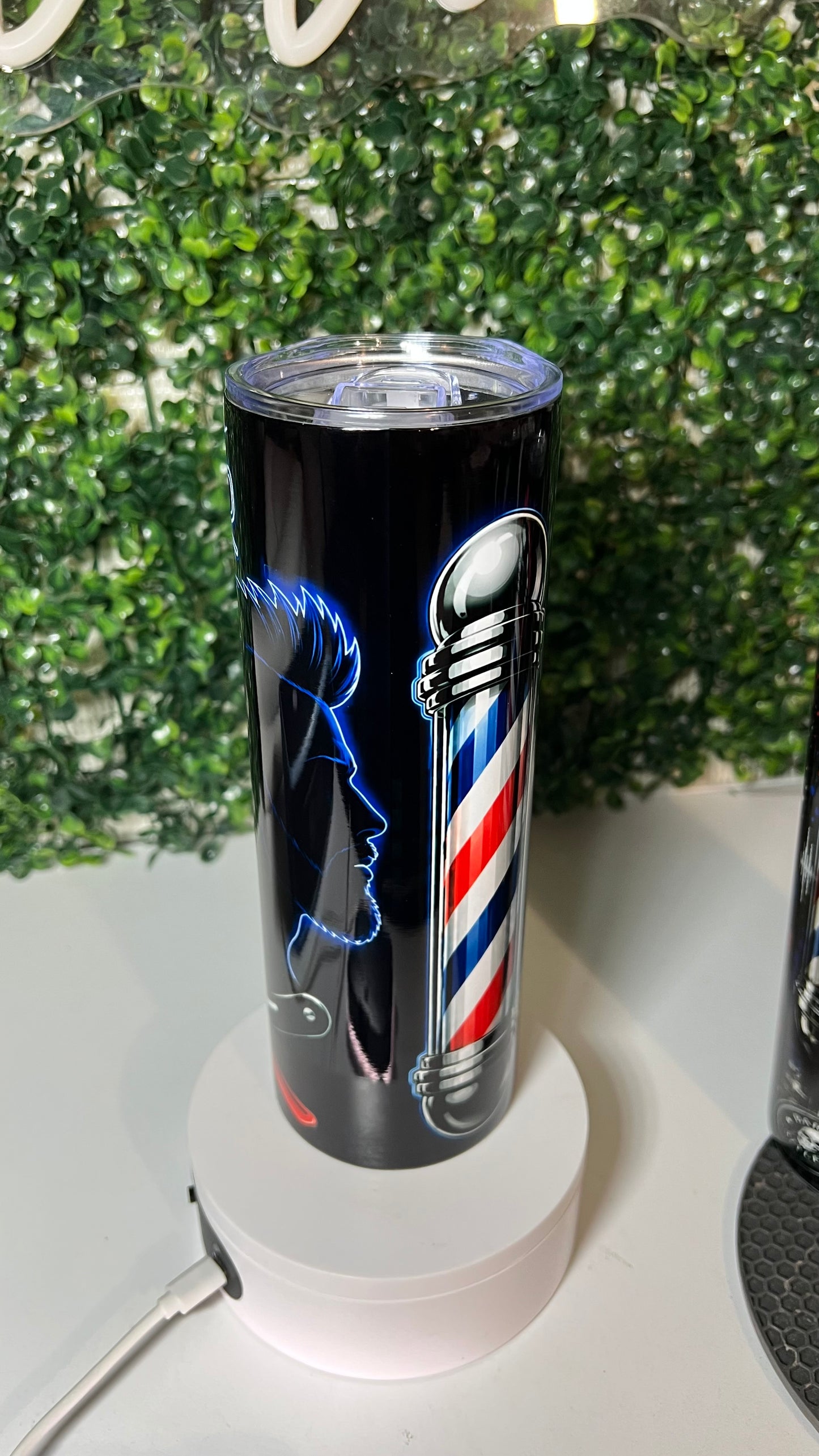 Barber Life 20oz Skinny Tumbler – Premium Stainless Steel Travel Cup