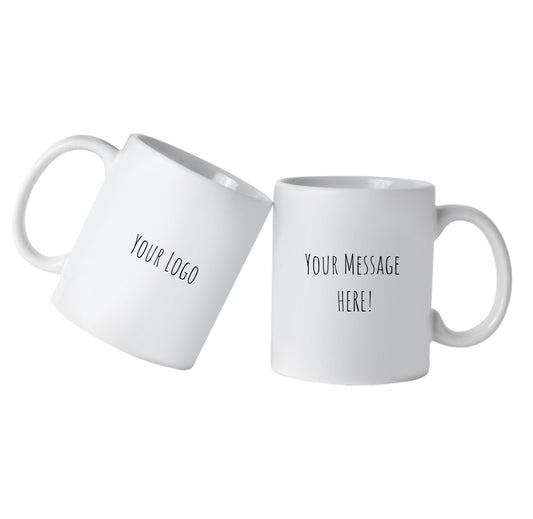 Custom Mug 11oz & 15oz | Personalized Photo, Logo or Text Mug | Custom Gift Cup