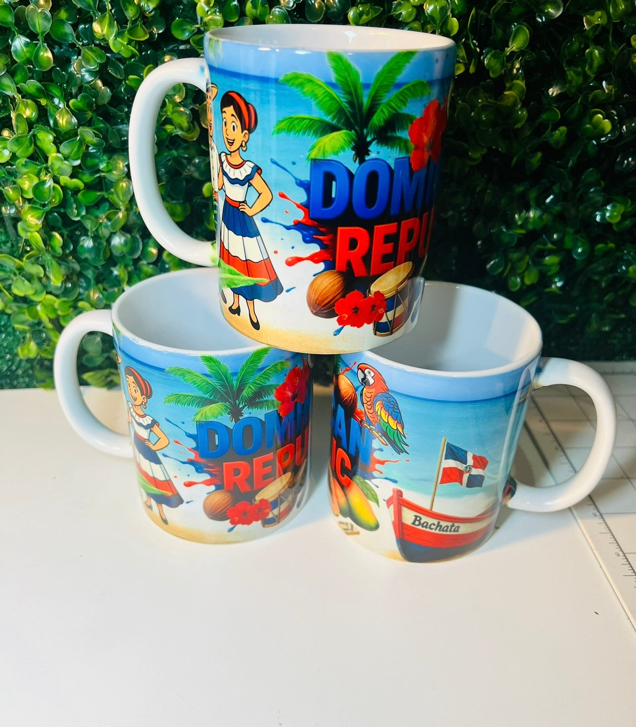 Bachata Boat Dominican Mug 🇩🇴 – Caribbean Culture Coffee Cup (11oz & 15oz)