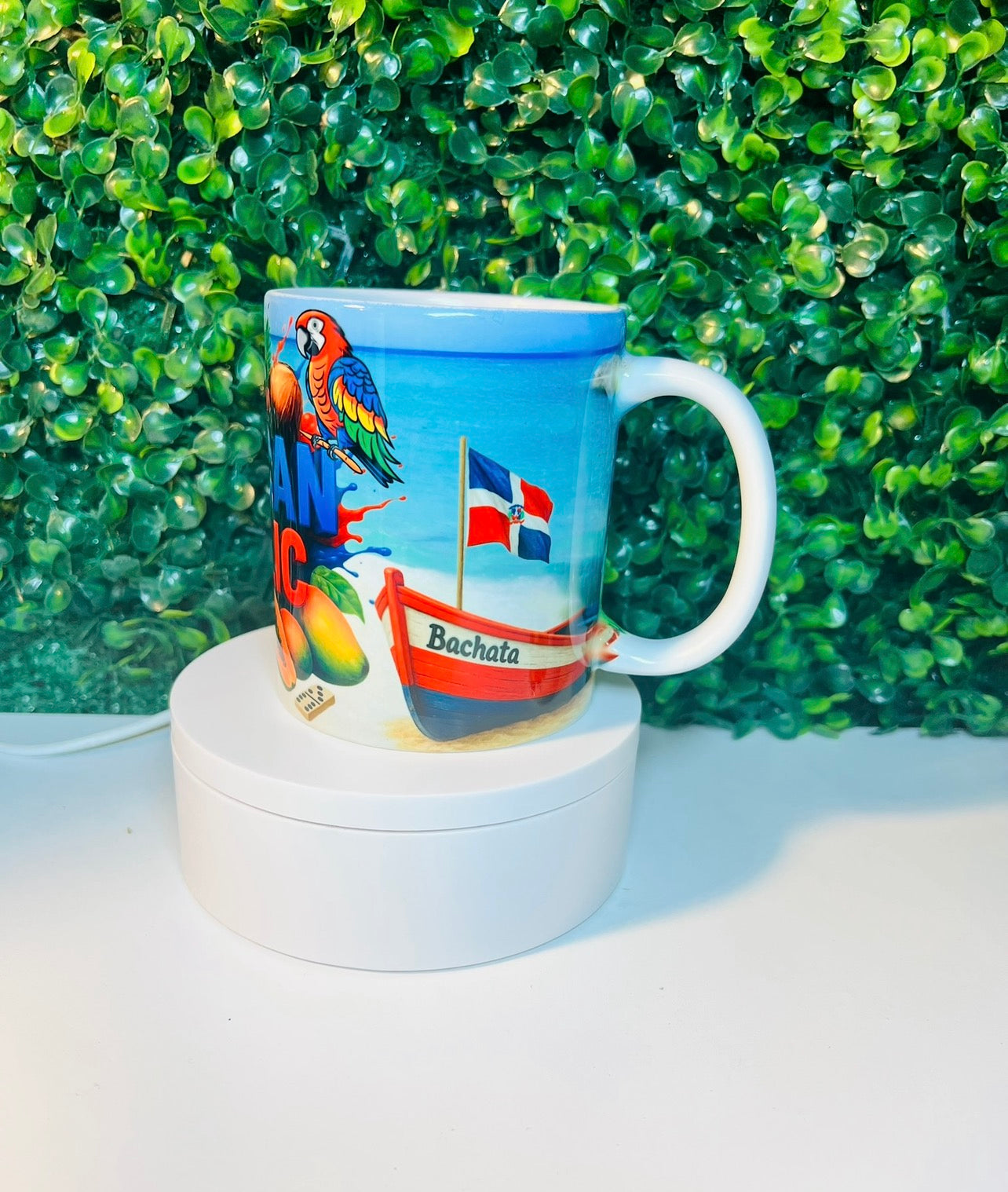 Bachata Boat Dominican Mug 🇩🇴 – Caribbean Culture Coffee Cup (11oz & 15oz)