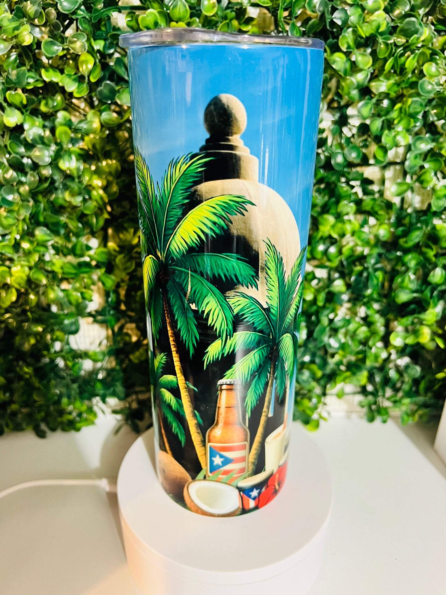 Puerto Rico “Acho PR Es Otra Cosa” 20oz Tumbler – Island Vibes Cup 🇵🇷