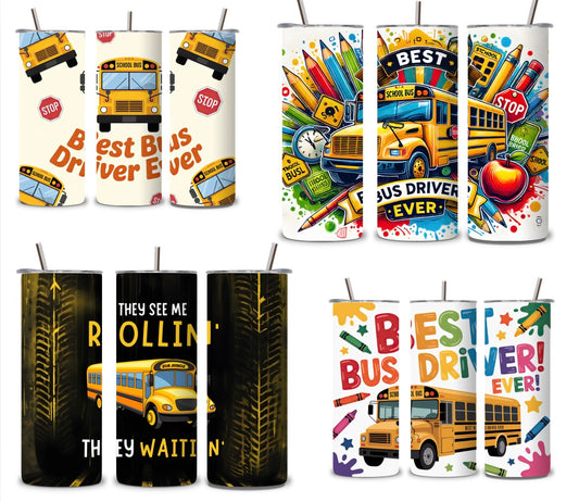 Bus Driver Tumbler 20oz 🚌 | Funny Bus Driver Gift | Appreciation Cup
