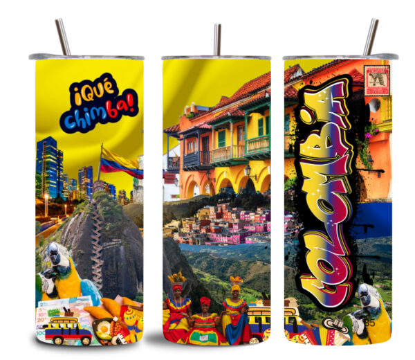 🇨🇴 Vaso Térmico Cultura Colombiana – 20oz Acero Inoxidable