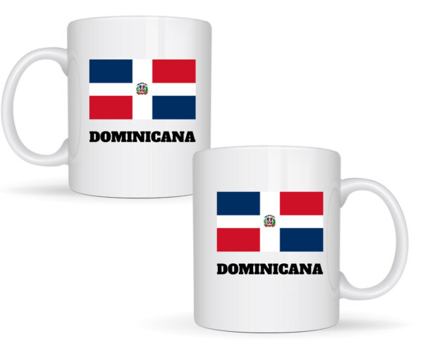 Taza con Bandera Dominicana