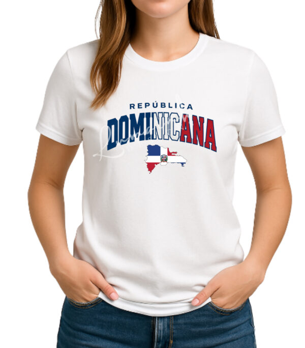 Unisex ~ República Dominicana Map Flag T-Shirt – Dominican Pride Tee