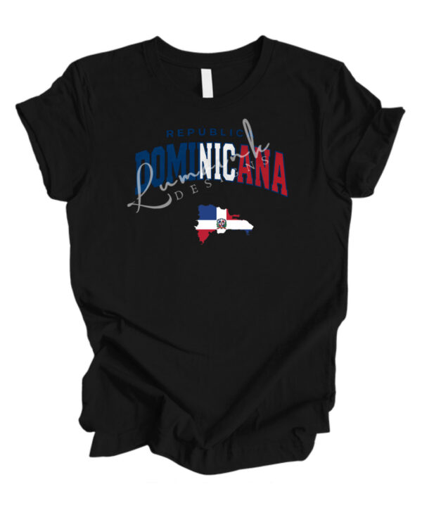 Unisex ~ República Dominicana Map Flag T-Shirt – Dominican Pride Tee - Image 3