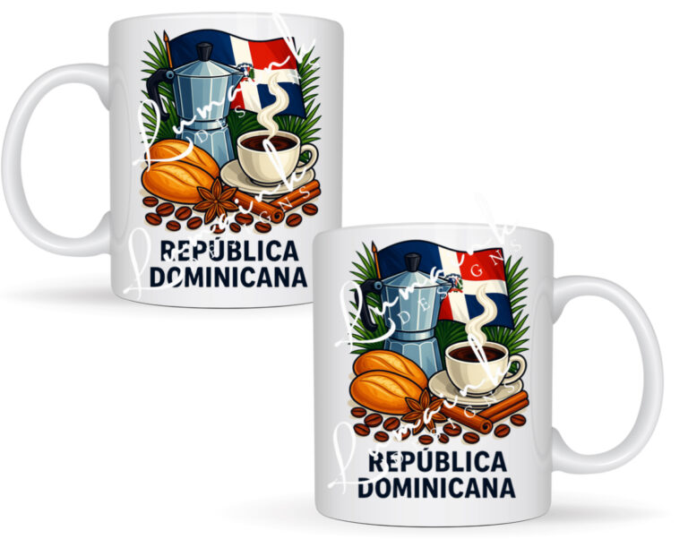 República Dominicana Mug – Dominican Coffee Cup with Flag & Tropical Vibes