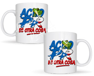Puerto Rican Coquí Slang Mug – “Es Otra Cosa” Style